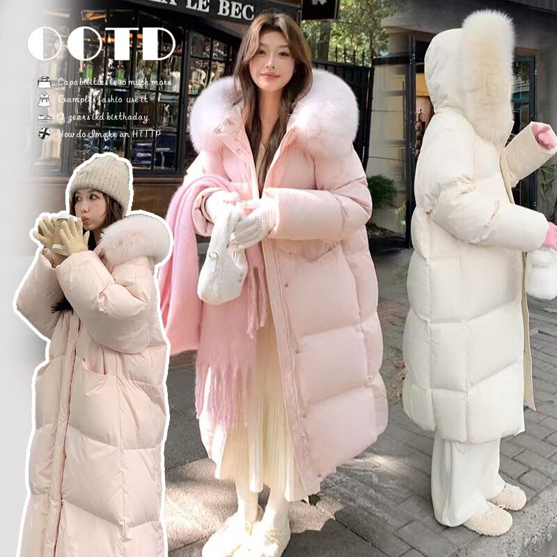 2025长款棉衣棉服冬季保暖加厚宽松外套孕妇棉衣冬装新款中长款