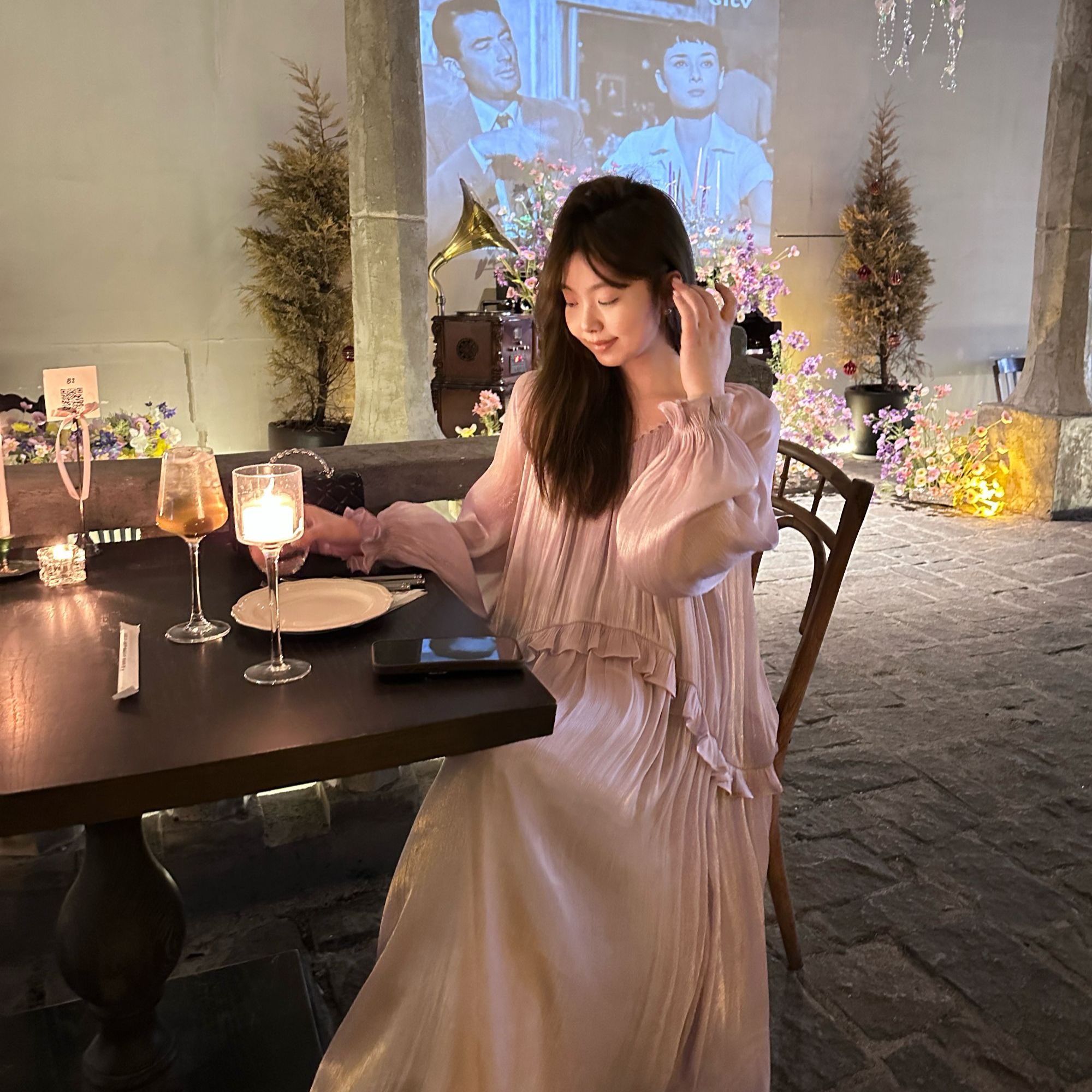 晶咕【法式浪漫】法式温柔设计感春夏韩版时尚气质花边连衣