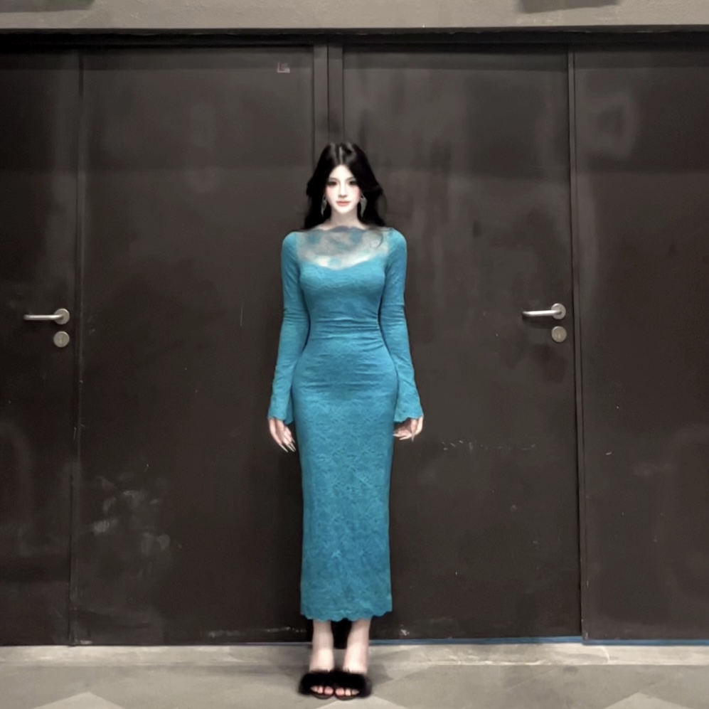 【6~8运补】孔雀蓝连衣裙