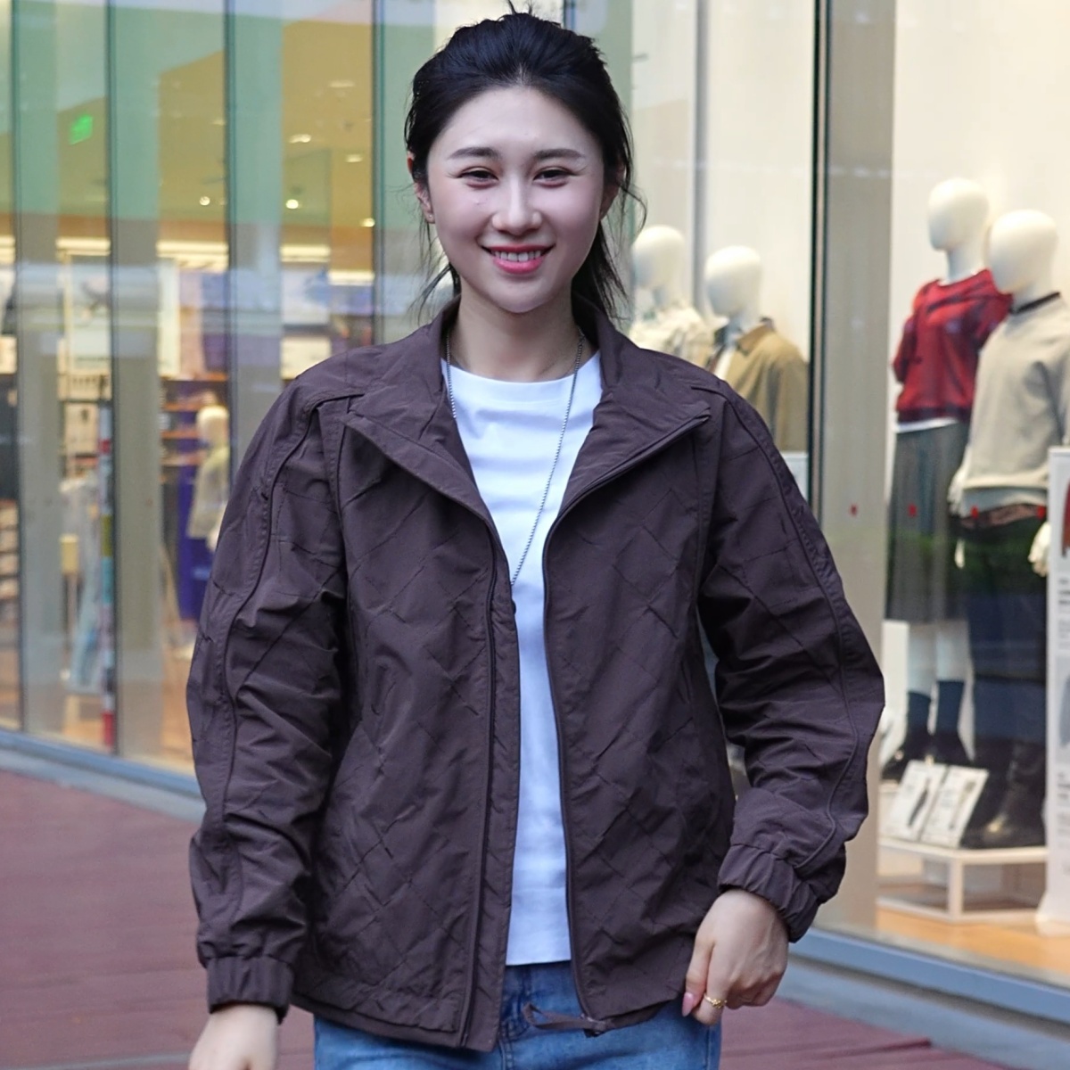 2025春秋季新款男士立领夹克简约潮流休闲帅气外套男工装夹克