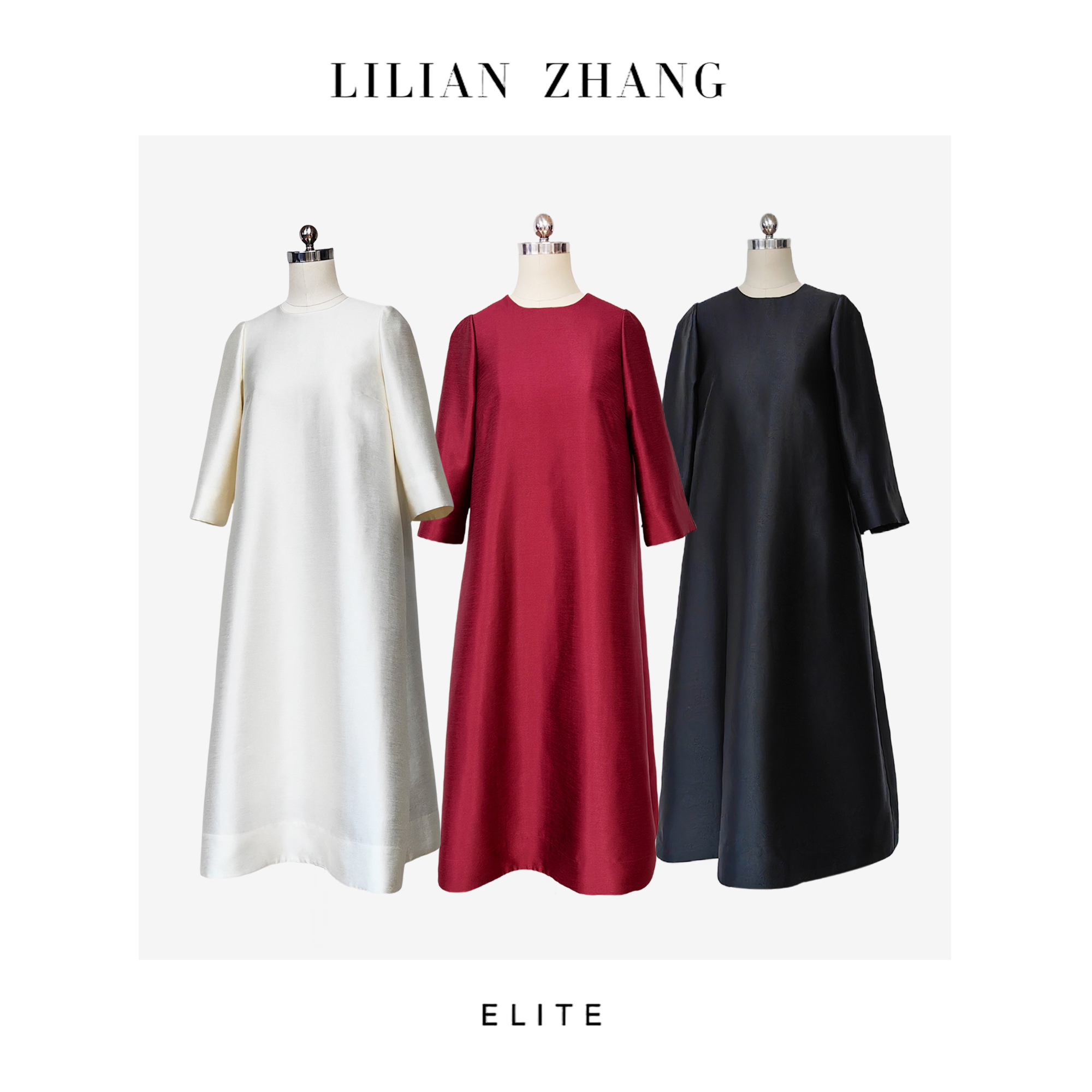 E-定制—“古典浪漫”——遇见倾心——Lady挚爱法式复古A摆长裙 2401103