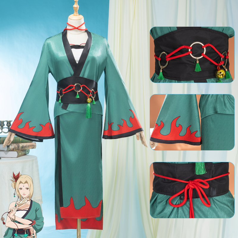 侠隐江湖冷玉豪情火影忍者纲手Cosplay服装二次元动漫游戏套装