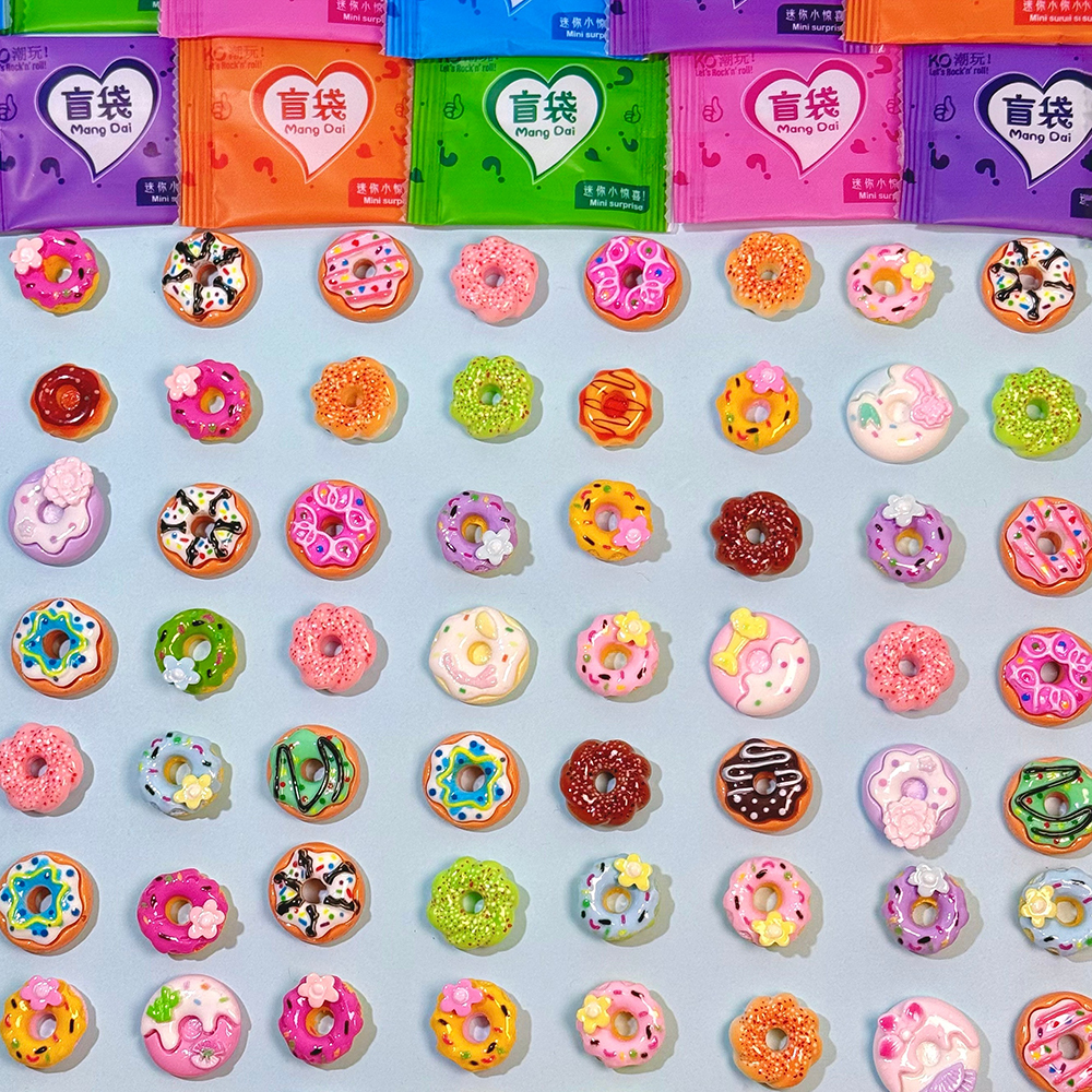 仿真微缩甜甜圈迷你盲袋小礼物拆拆乐儿童学生奖励盲盒拆拆乐玩具