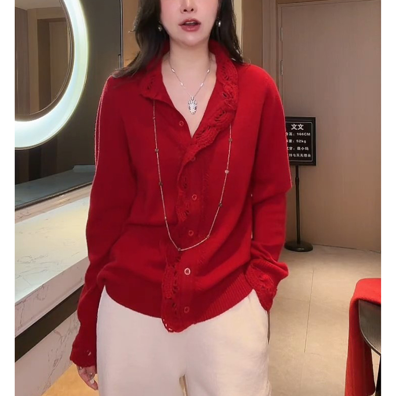 长袖秋冬新款纯色外穿减龄针织上衣休闲时尚长袖高级感宽松针织衫