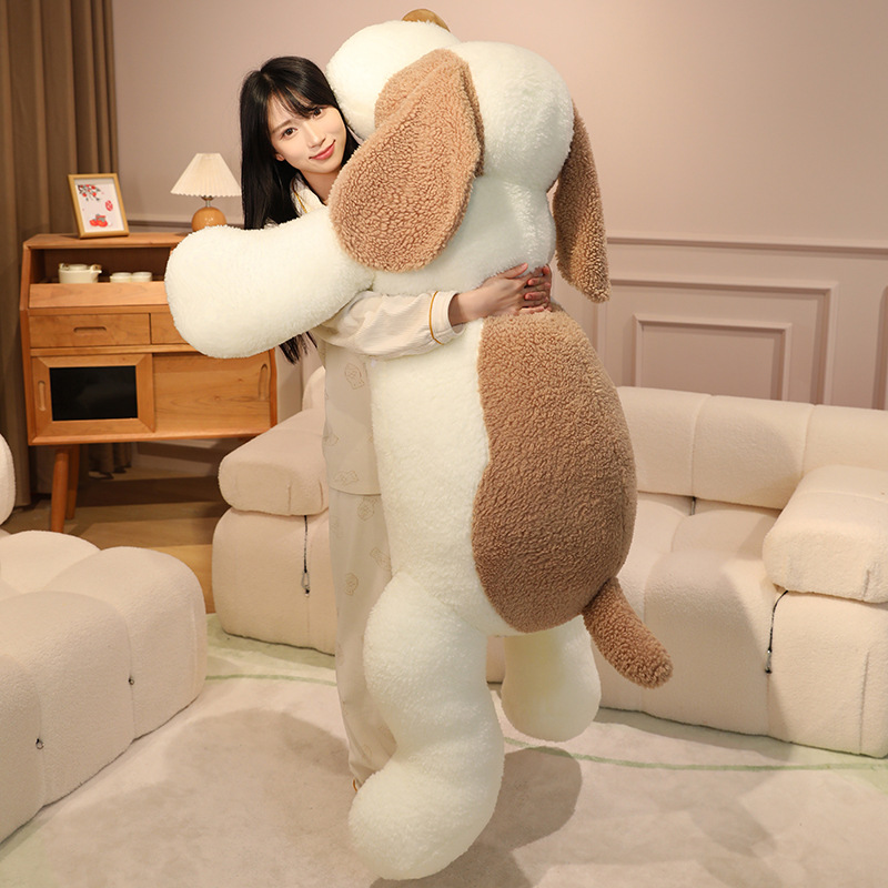 A类大耳朵趴趴狗公仔抱枕男女孩睡觉小狗玩偶狗狗毛绒玩具布娃娃