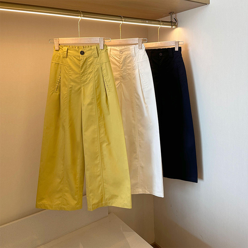 香朵儿时尚休闲百搭高级感阔腿裤2026夏季新款时髦洋气减龄休闲裤