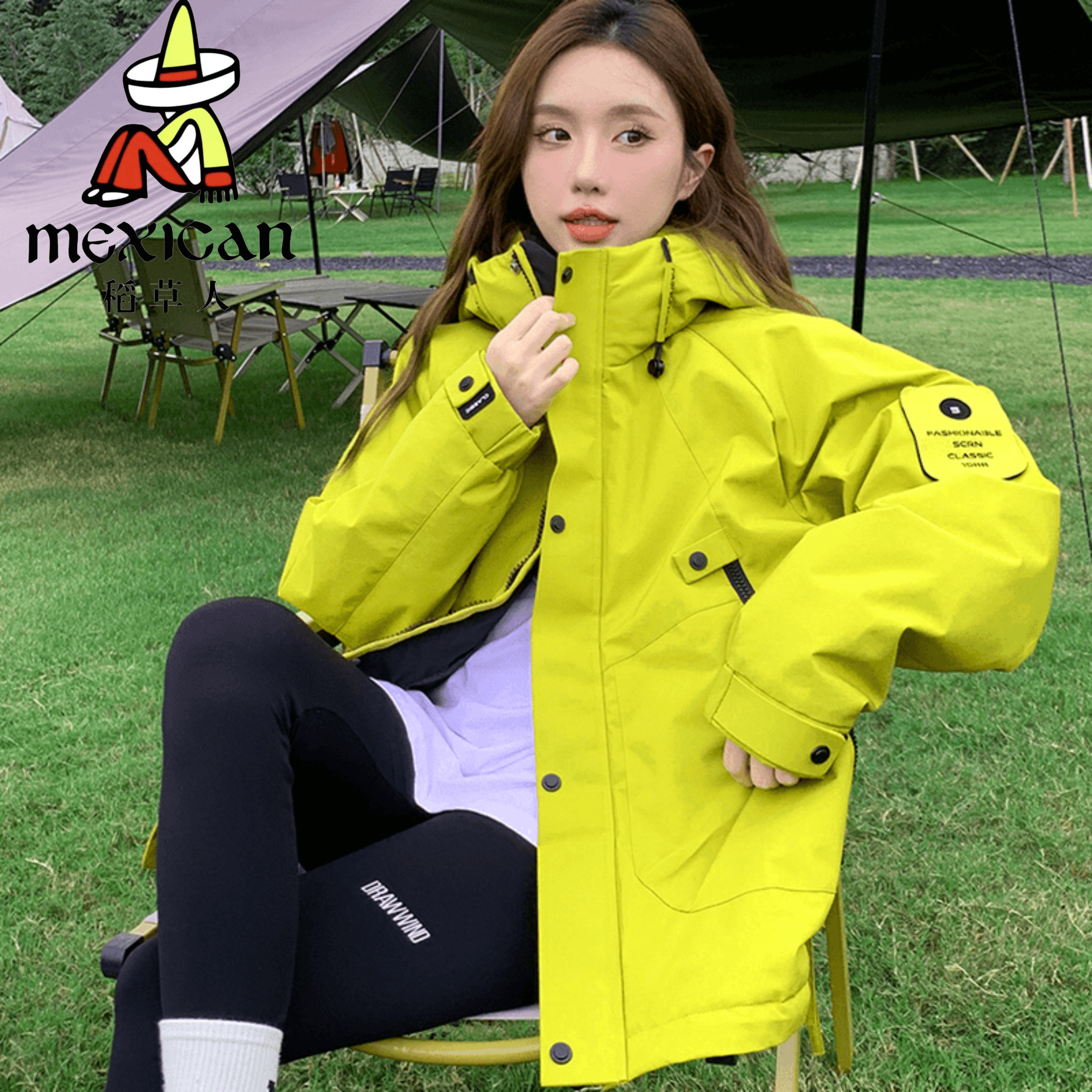 稻草人户外冲锋衣进藏登山夹克防风防水情侣男女款三合一工装外套