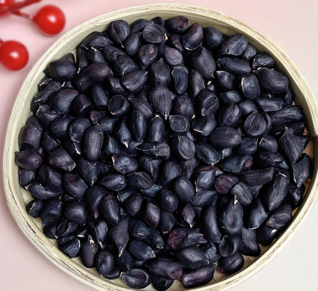 2025上市富硒黑花生米精品云南普洱老品种小粒自然晒干可吃可种