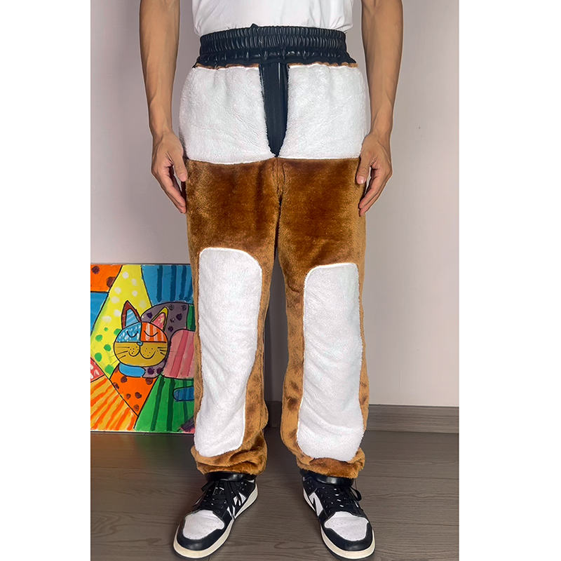 男款加绒加厚皮裤户外骑行干活防风抗寒防水防油耐磨耐脏