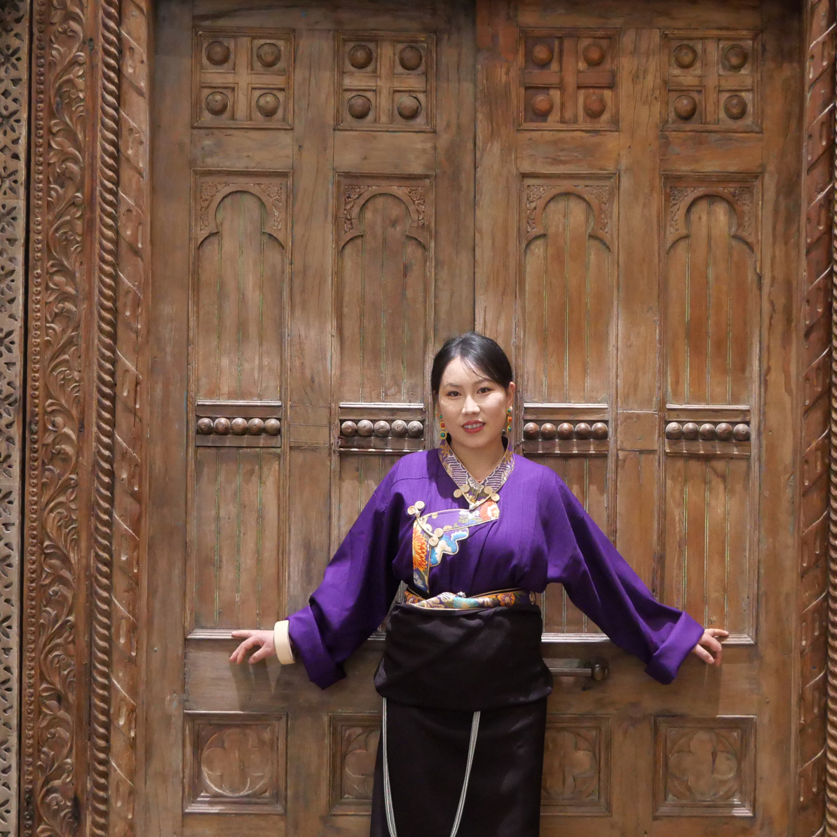 套装藏袍➕衬衣女款日常