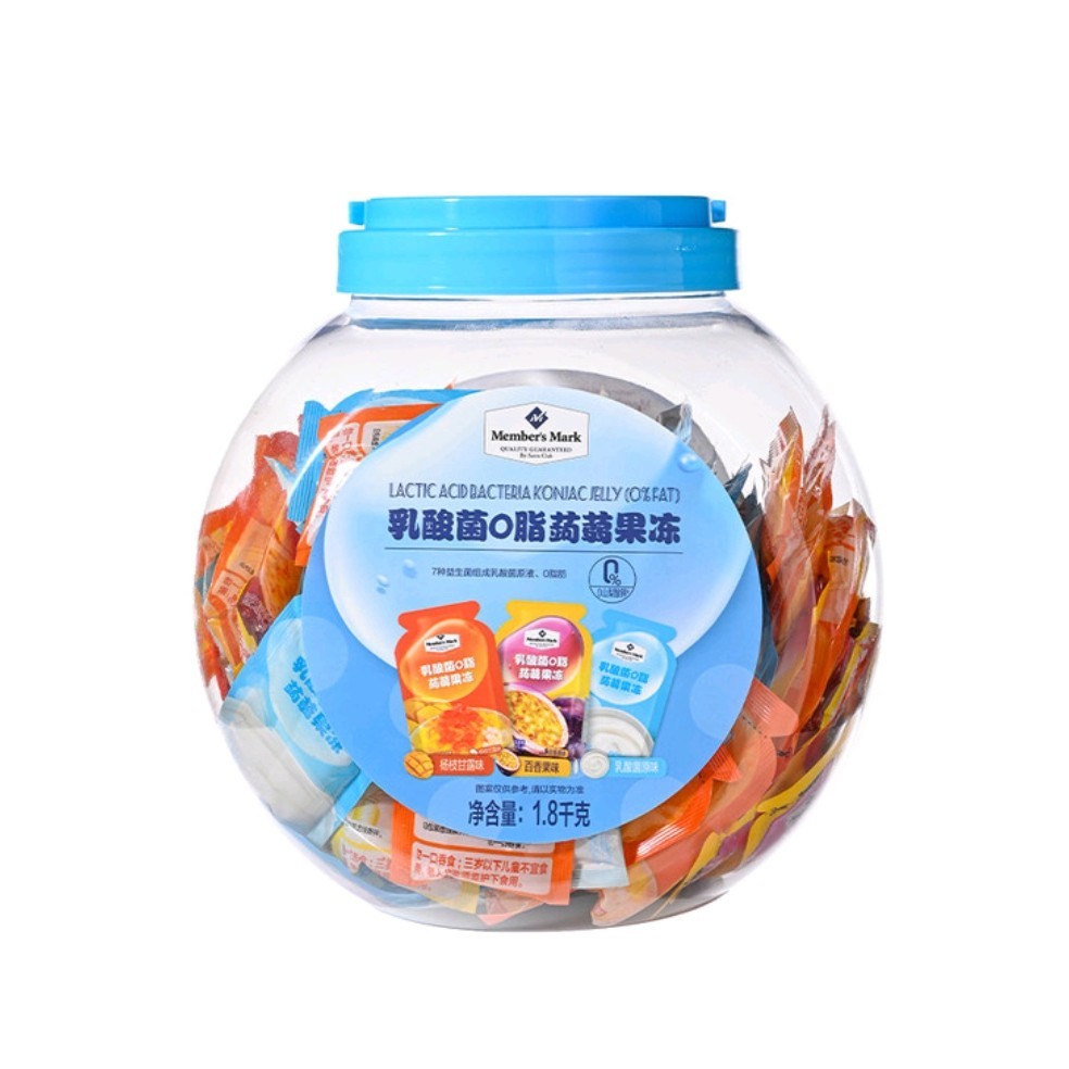【Members Mark/山姆】乳酸菌0脂蒟蒻果冻1.8kg