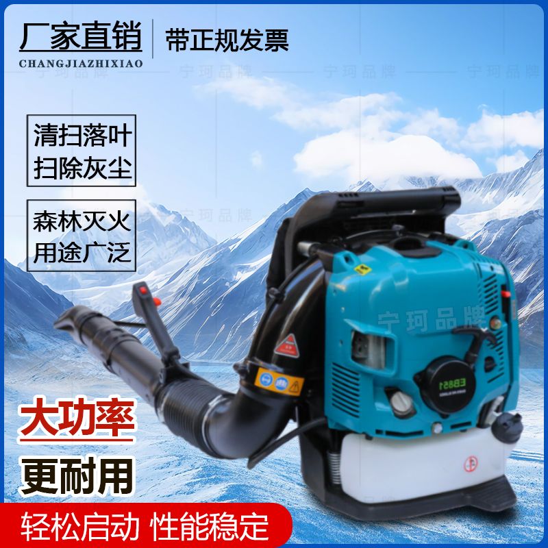 汽油吹风机大棚吹雪机背负式大功率风力灭火机工地用鼓风机吹落叶