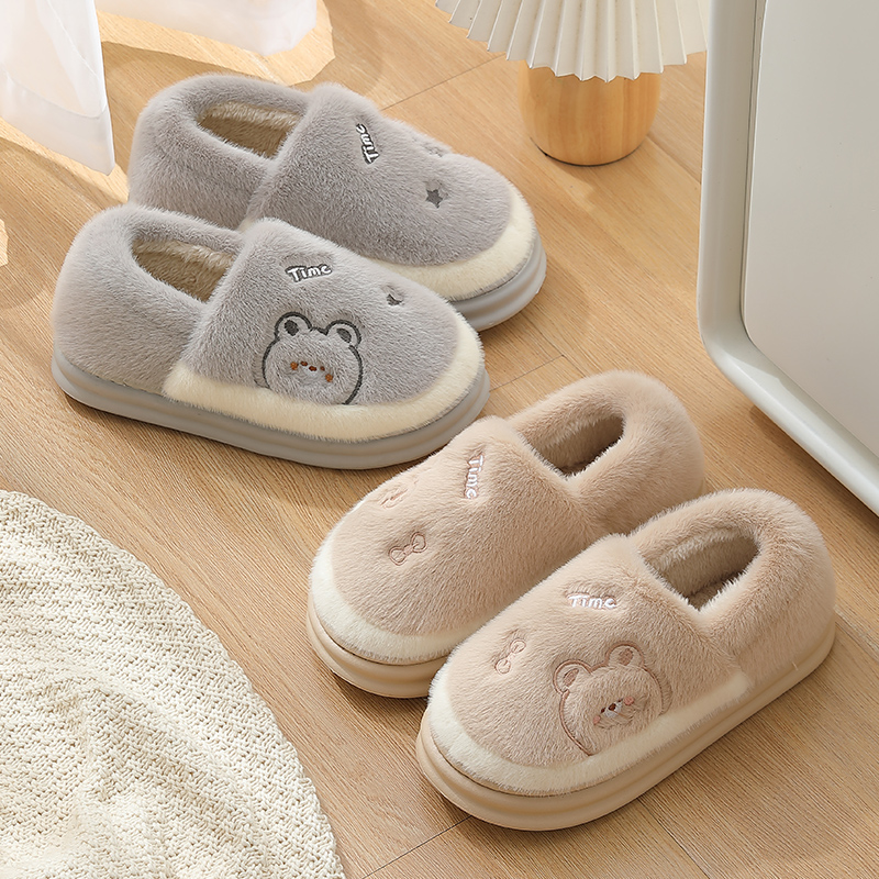 猫力棉拖鞋男士包跟冬季新款拖鞋棉鞋家居保暖秋冬棉鞋女加厚加绒