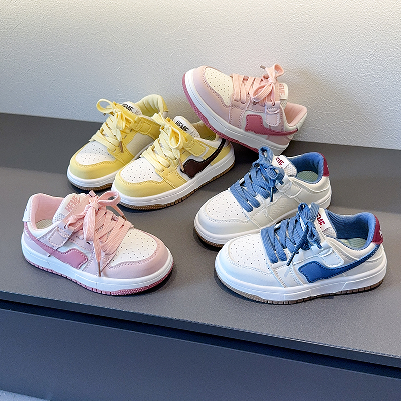 儿童鞋子2025秋冬新款男童低帮板鞋软底女童休闲鞋韩版百搭中大童