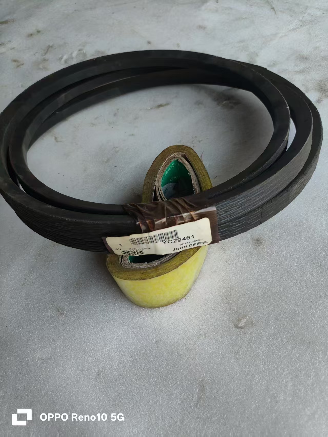 约翰迪尔Y115/Y110玉米收获机剥皮辊交叉带