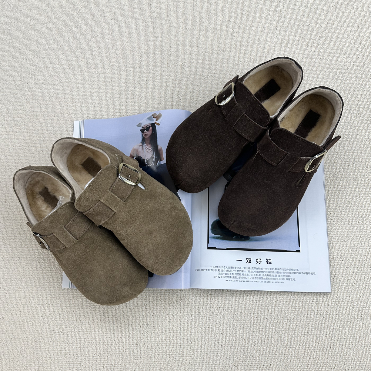上新！勃肯新款鞋女全包一脚蹬懒人鞋内增高勃肯鞋少爷小姐8803#