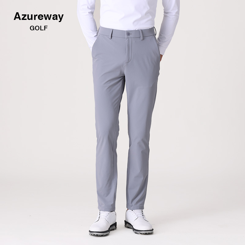 乐为秋季新款23711尼龙弹力高尔夫长裤运动简约百搭舒适加厚裤子