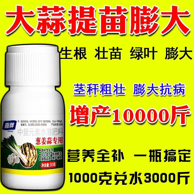 大蒜猛长大蒜专用肥防干尖软腐病疫病病毒病白粉病锈病大蒜病全治