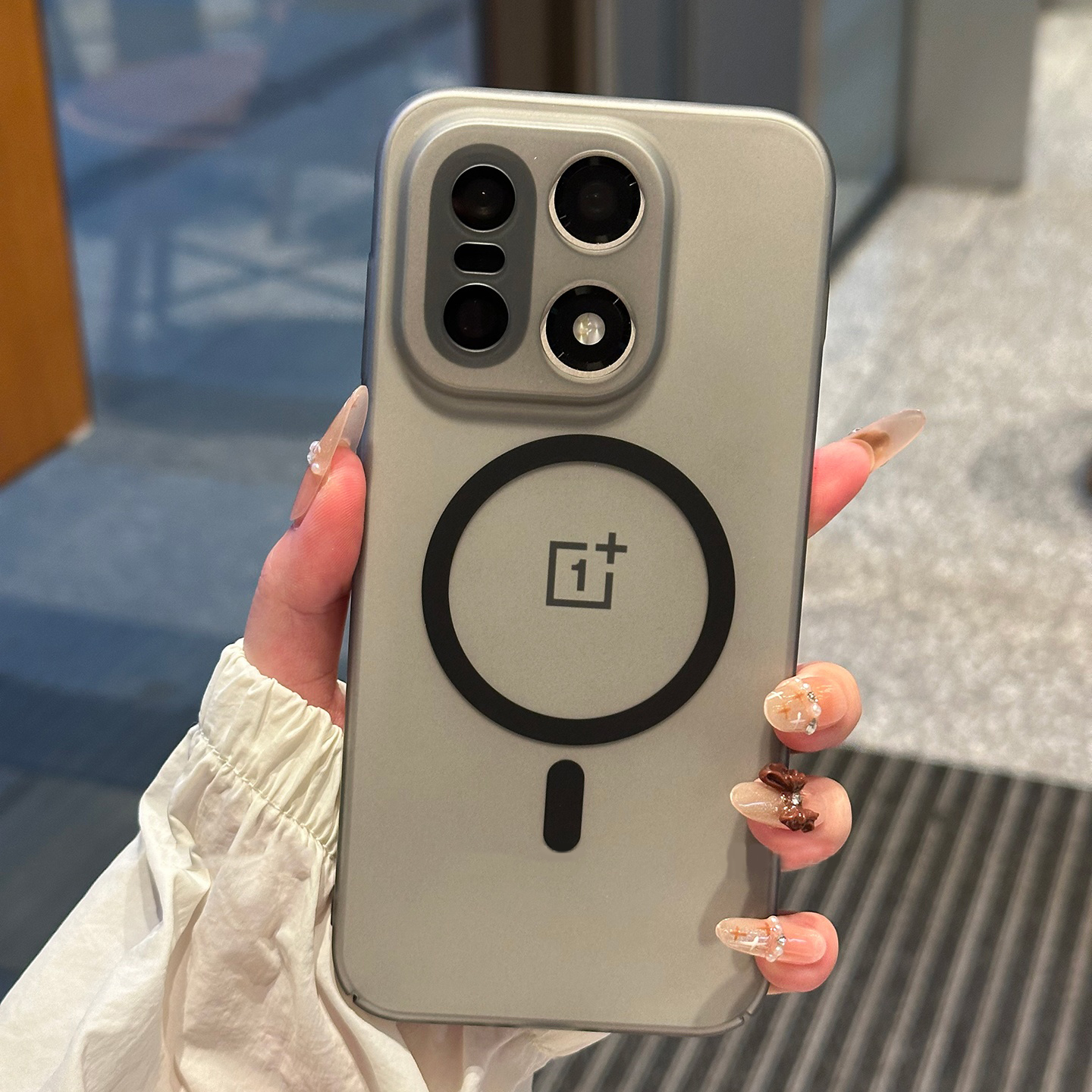 冰雾磁吸适用一加15手机壳磨砂肤感一加ace6超薄简约一加13保护壳