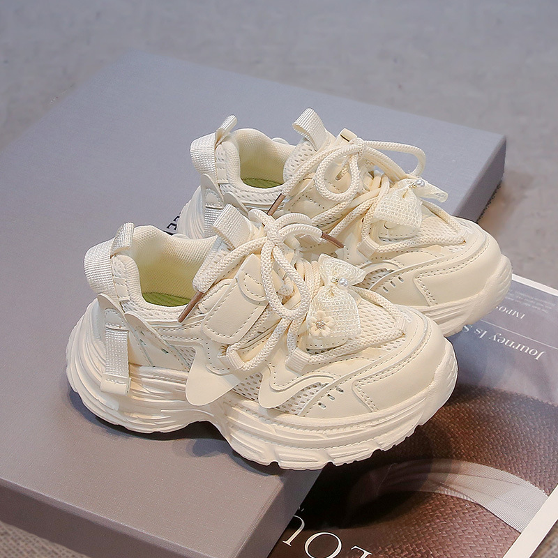 儿童女童男童运动鞋透气网面老爹鞋休闲鞋跑步鞋儿童户外鞋秋季适