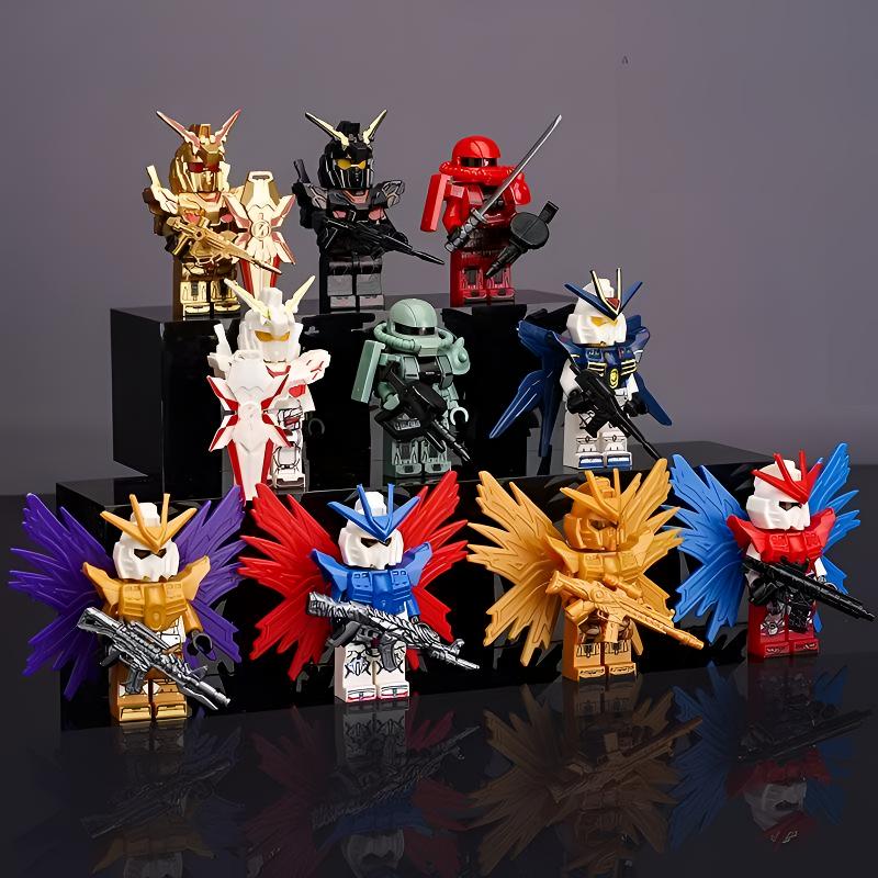 【超值购】机甲战士积木人仔益智拼装炫酷玩具模型6-14岁男孩礼物