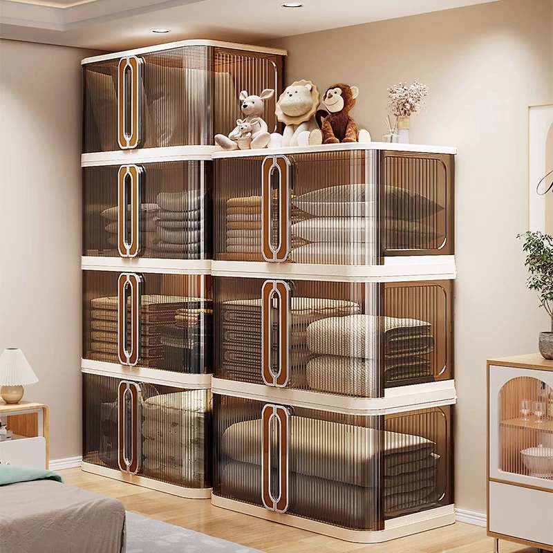 优勤收纳箱家用衣服被子整理箱玩具卧室衣柜置物折叠收纳柜储物柜