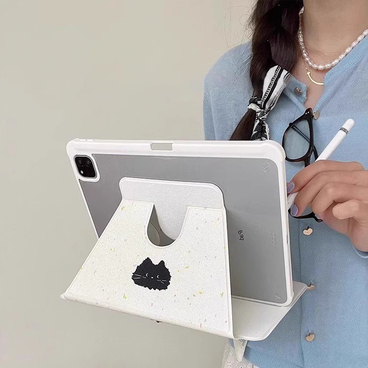 涂鸦小猫适用华为MatePad11.5S保护套padair笔槽pro平板壳360旋转
