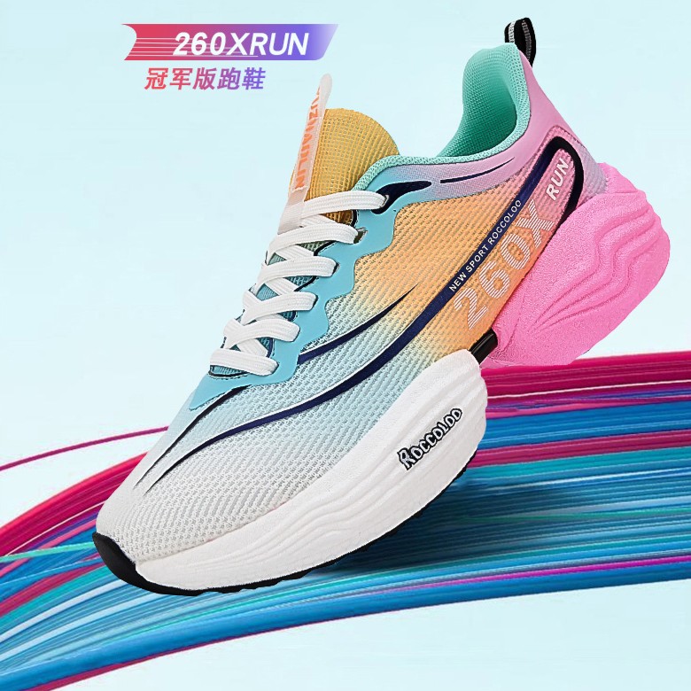 专业体考训练跑鞋真爆碳板减震跑步鞋透气网面情侣春夏运动鞋