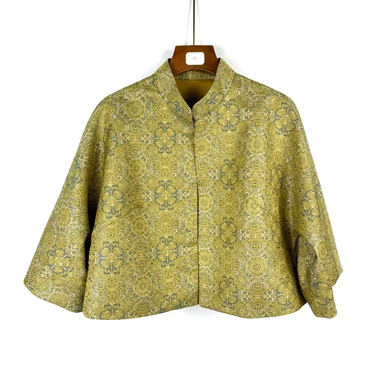 寻知·朱总原创设计XZS164X金熵锢纹​上衣