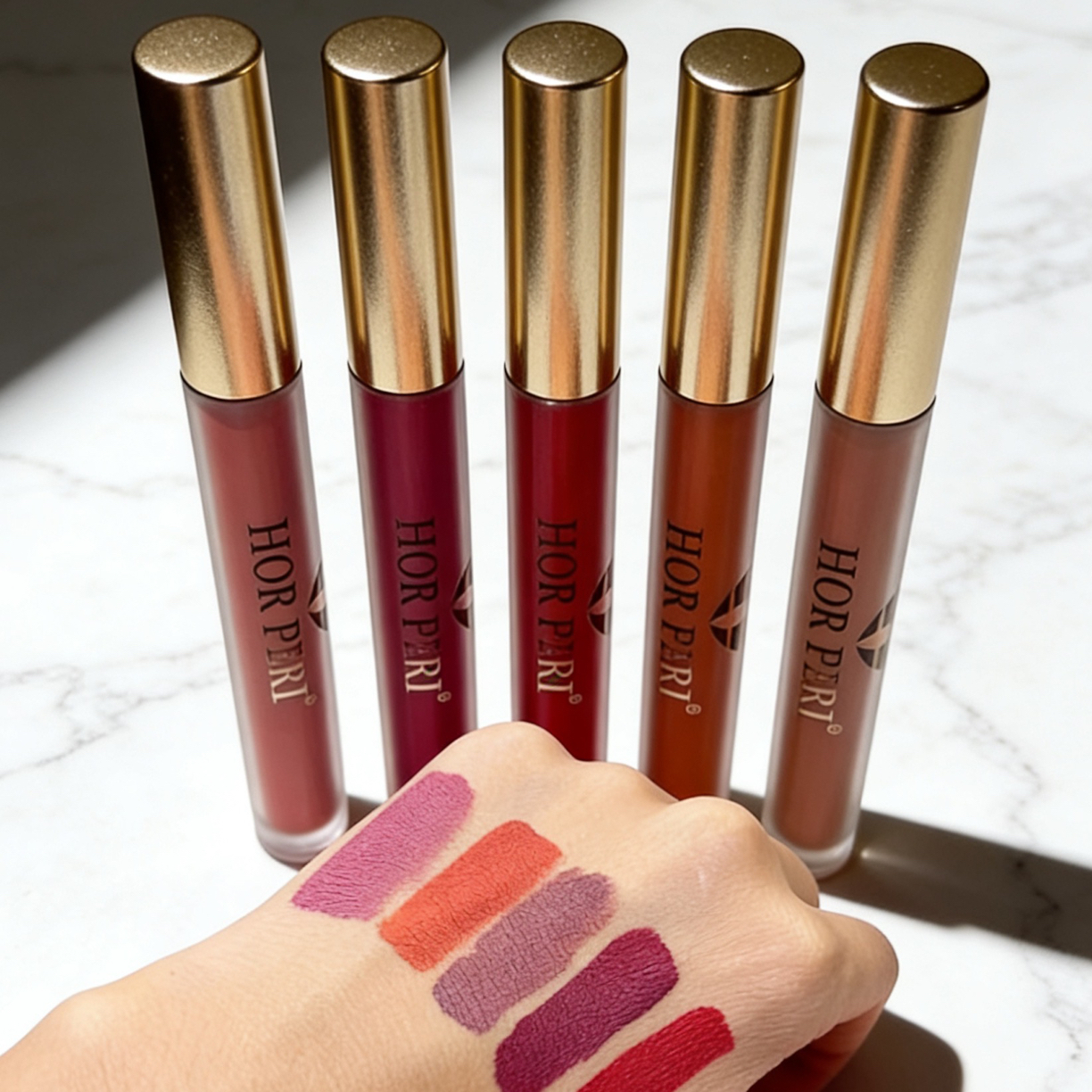 吾热帕丽HORPERI不粘杯唇彩五个