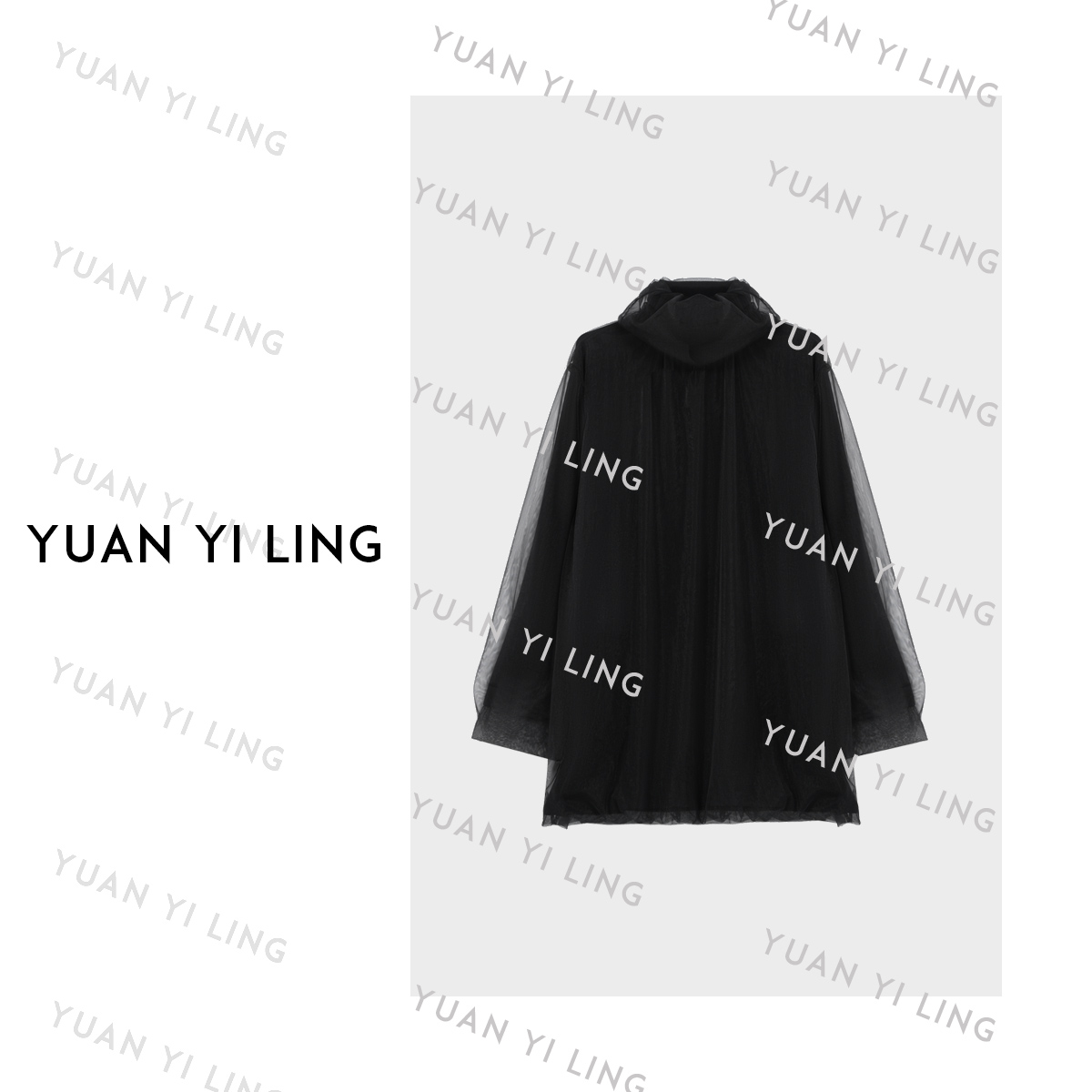 袁艺灵【云雾】轻纱山羊绒绵羊毛醋酸优雅成熟质感上衣3296