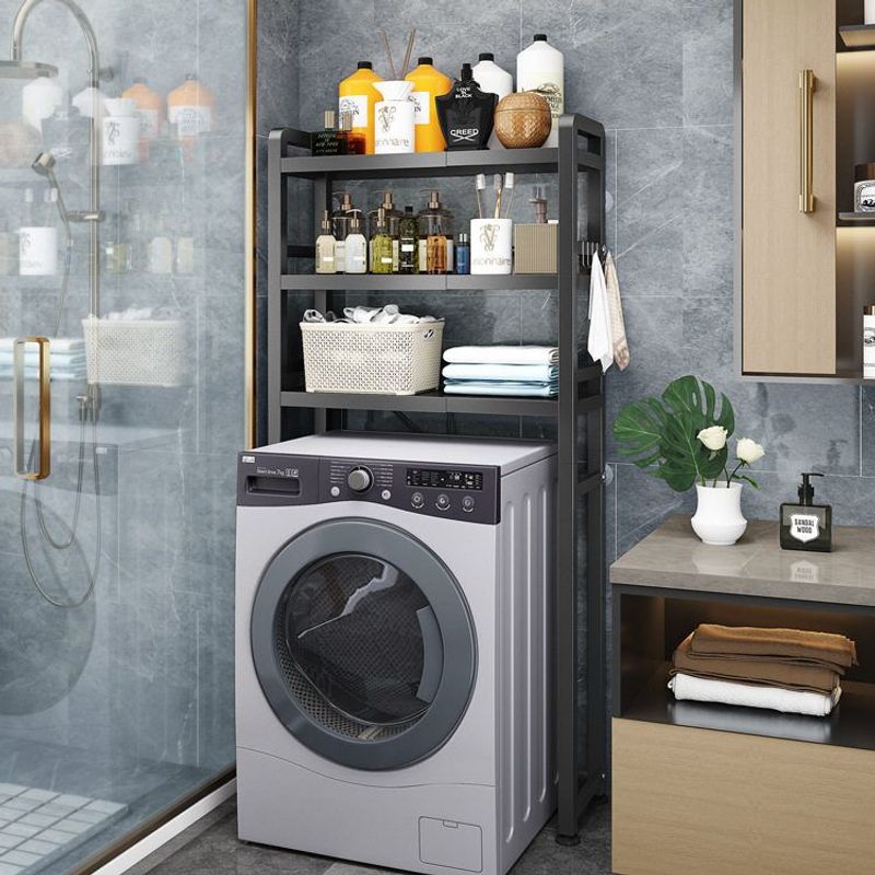 多功能卫生间伸缩马桶置物架厕所落地储物架阳台落地洗衣机收纳架