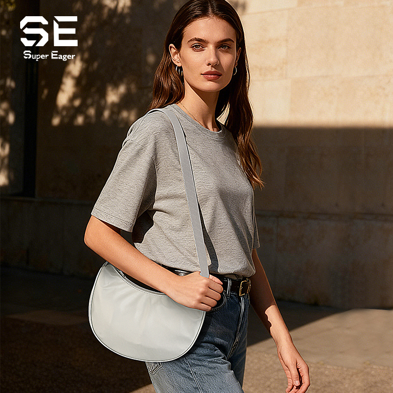 【SE爆款】纯色防水单肩款潮酷斜挎包小众单肩腋下简约1277