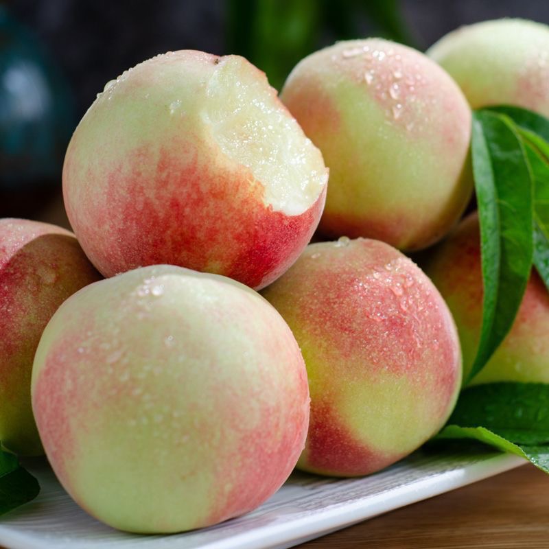 脆蜜桃红不软脆蜜桃新鲜现摘脆甜多汁应季水果a