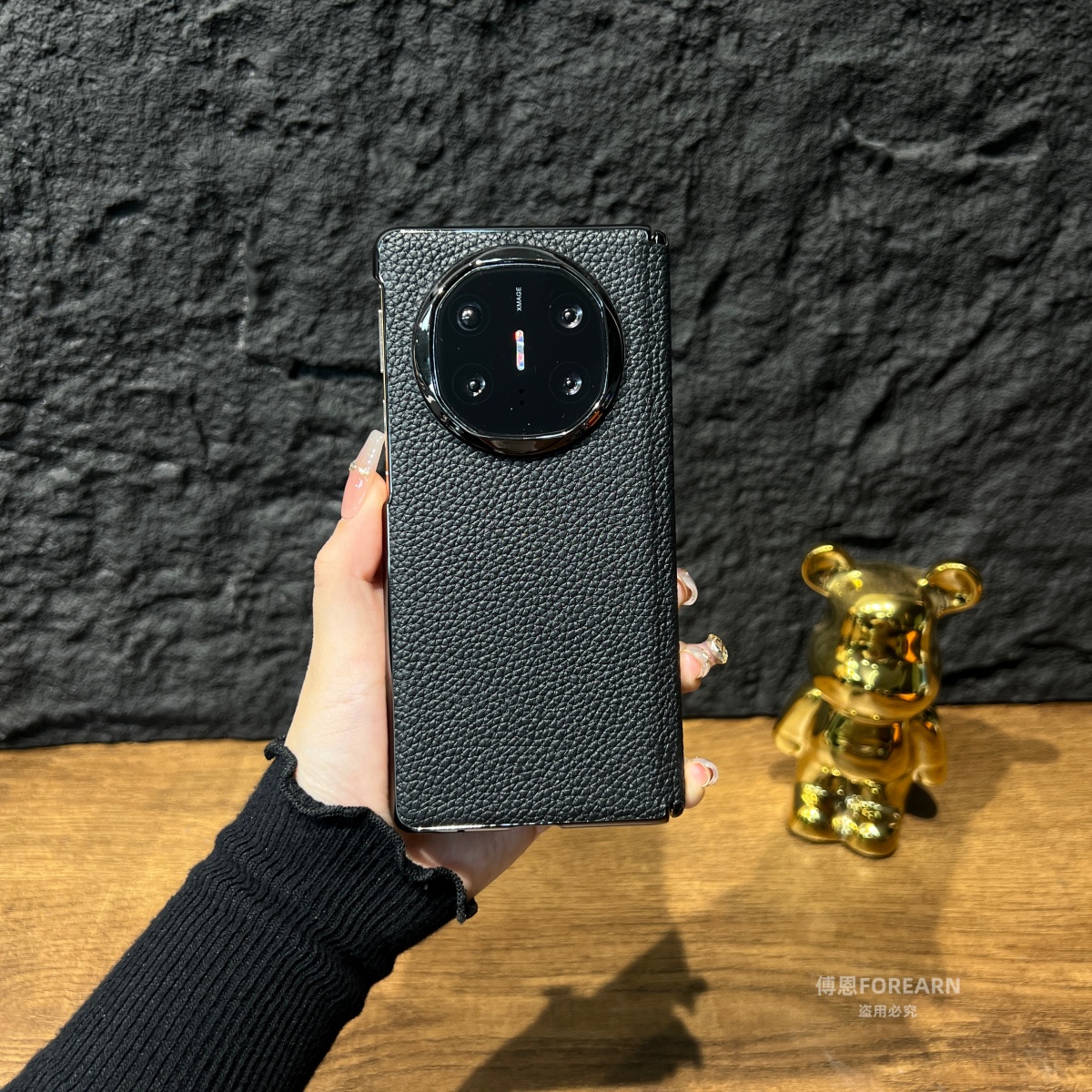 适用于华为matex6手机壳x6真皮ICL-AL10折叠屏新款网红超薄中轴