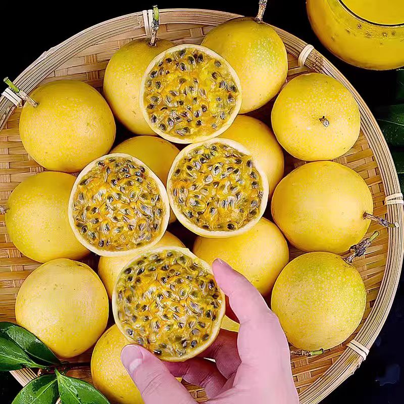 W2【广西钦蜜9号百香果】新鲜现摘当季水果5斤鲜甜多汁送开果器农家