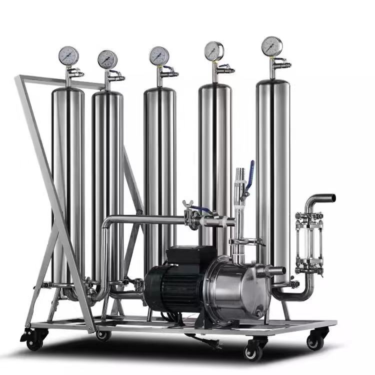 商用催陈机家用小型液体黄酒米酒不锈钢活性炭滤酒机