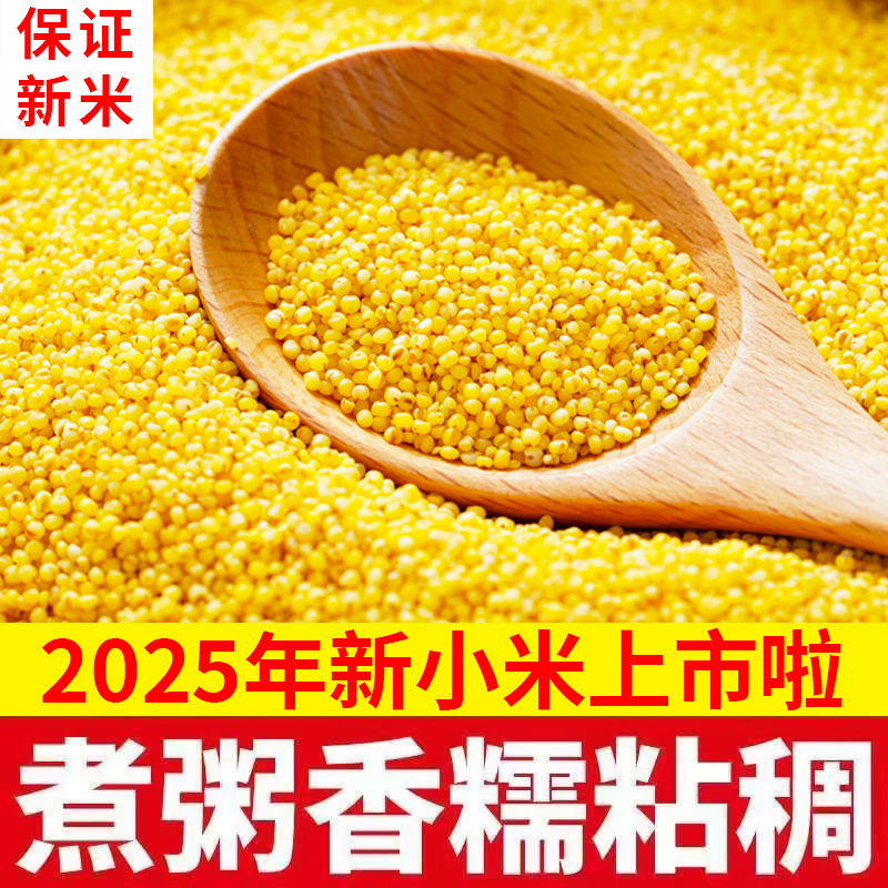 【2025年新小米上市】山西农家小米熬粥米油多优质杂粮山西早餐特产