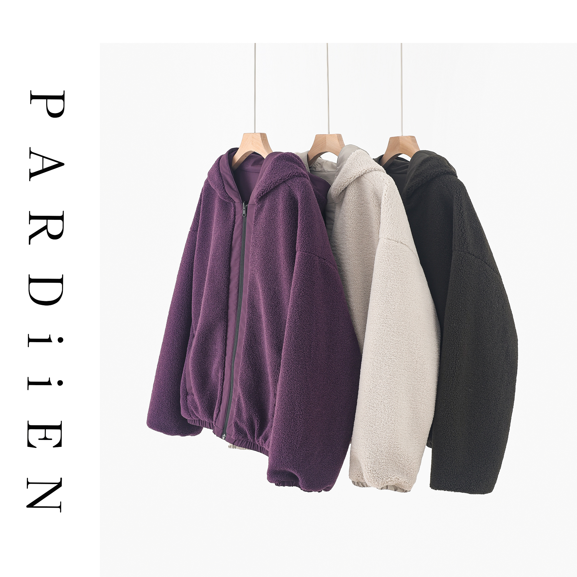 【北总严选】帕迪恩百搭两面穿拉链连帽外套25PD-C212