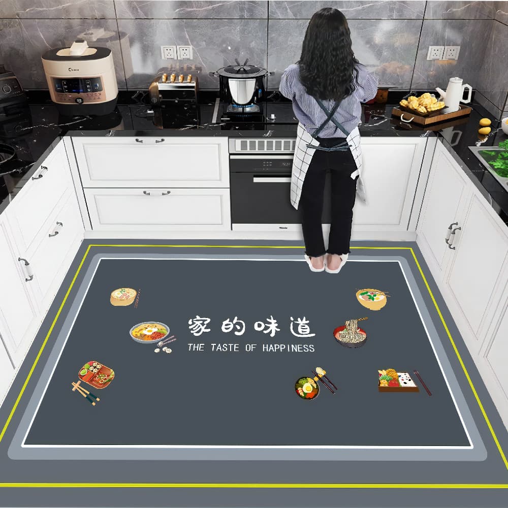 防滑吸水厨房专用地毯耐脏地垫脚垫防油地毯大尺寸厨房专用地垫