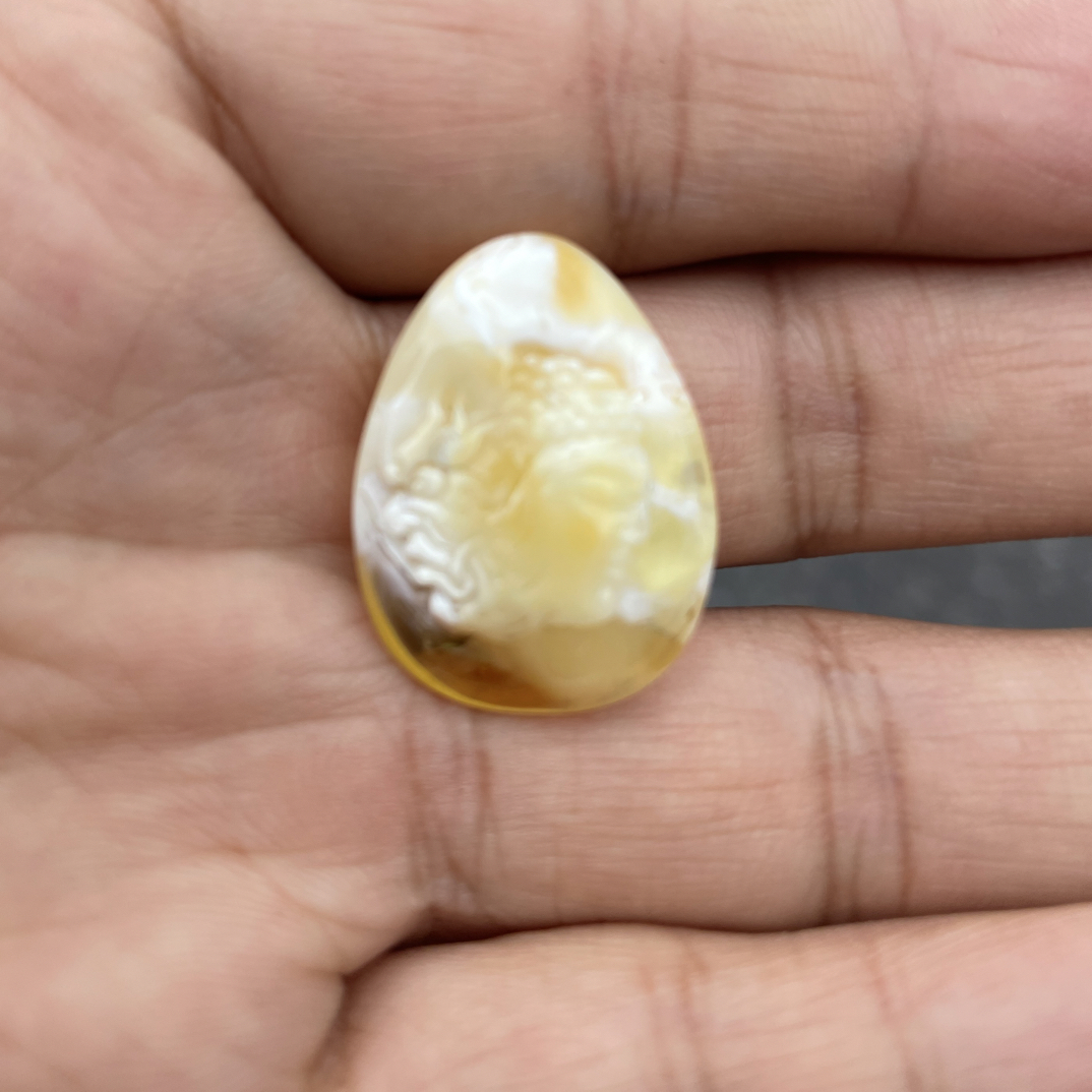 琥珀蜜蜡白花蜜一念之间2.14g26.7/20/8㎜