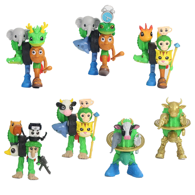 【新款】Q版山海经融合怪可拼装山海经儿童版手办山海经融合版手办