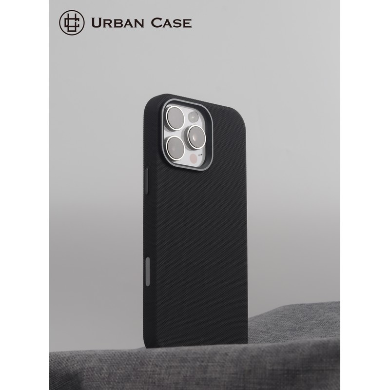 钻纹纤细磁吸手机壳皮料适用于iPhone17promax皮质手机壳17pro套