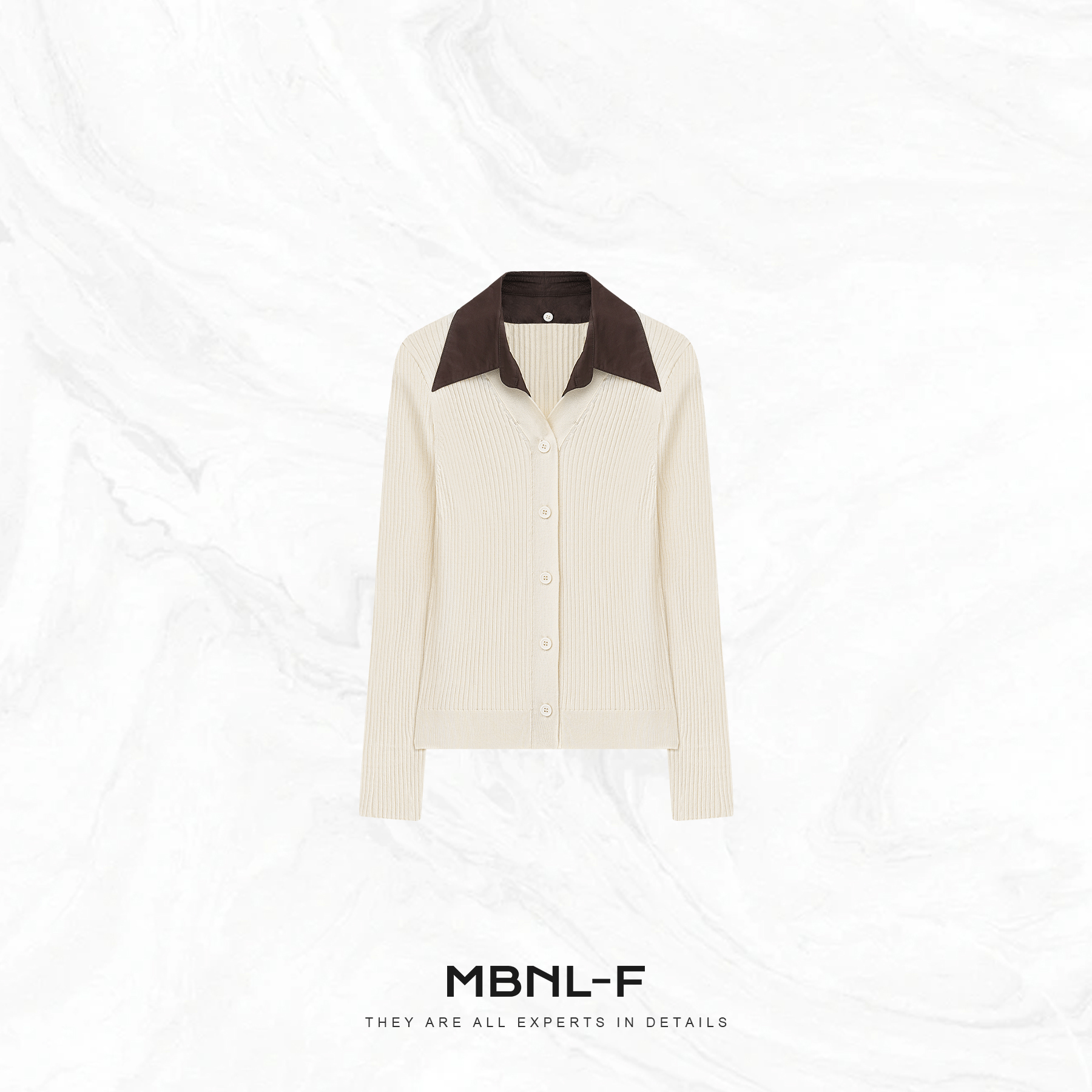 MBNL-F "维尔开衫" 天丝羊毛14针定织假两件开衫 秦磊XM-XSY2549