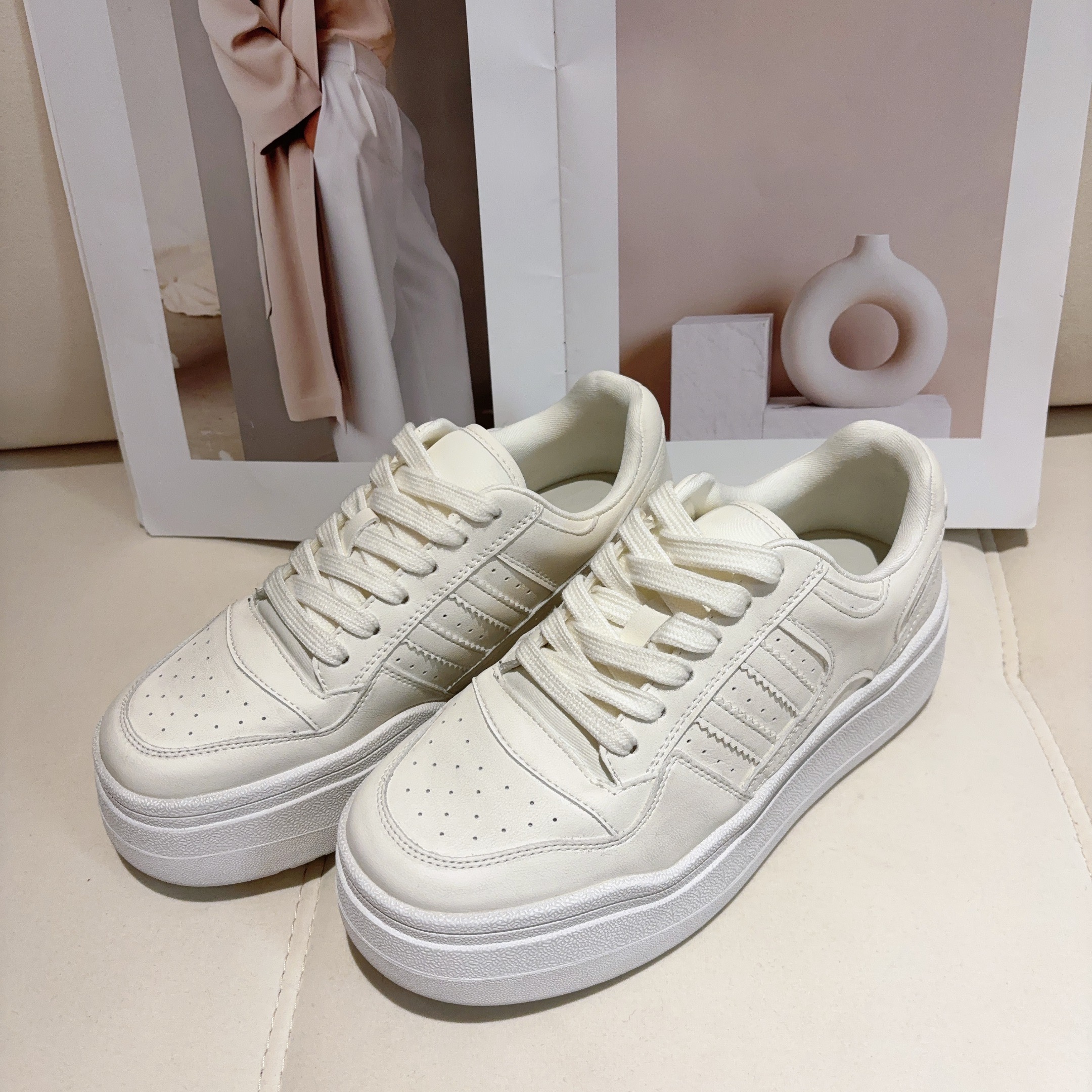 豆豆10【脏脏小白鞋】冬款加棉厚点保暖百搭休闲鞋-313-6