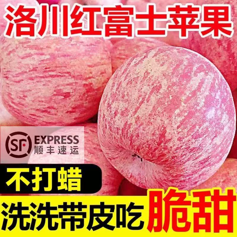 顺丰包邮到家正宗陕西洛川王红富士嘎啦陕西苹果昭通丑苹果