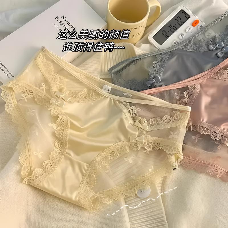 新款法式蕾丝内裤女款2025爆款低腰纯欲性感舒适透气女士时尚短裤