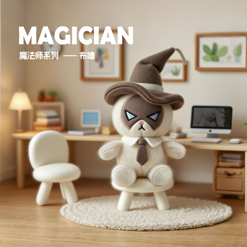 （原创）布噜毛绒玩具公仔抱枕适合作为生日礼物送女生