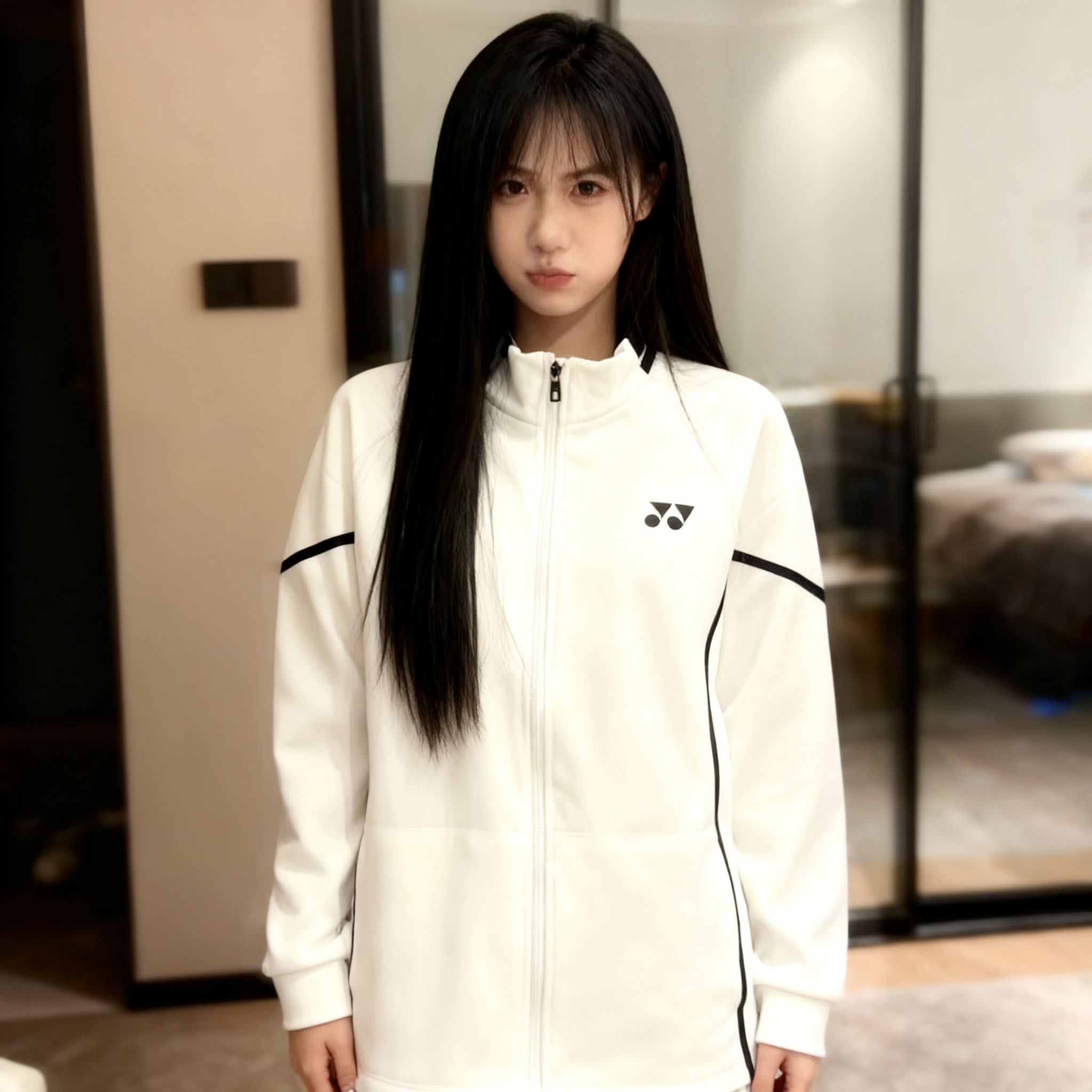 25新款秋冬男女长袖透气速干羽毛球服适合比赛训练休闲运动外套