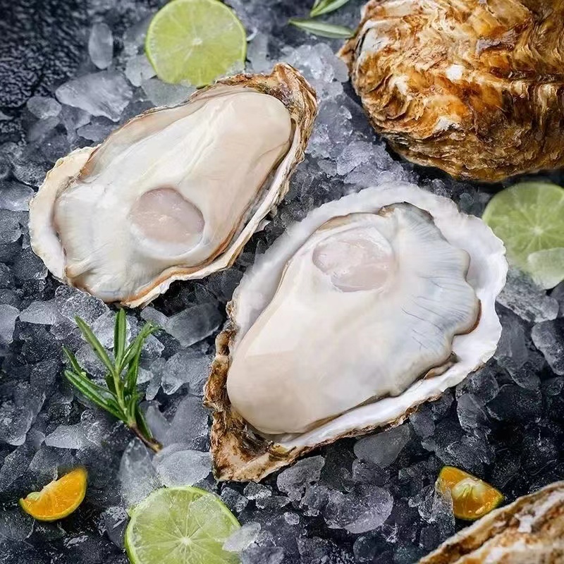 海鲜鲜活水产现拨现发 中大号生蚝肉250克/盒到手9盒 每盒9只以内